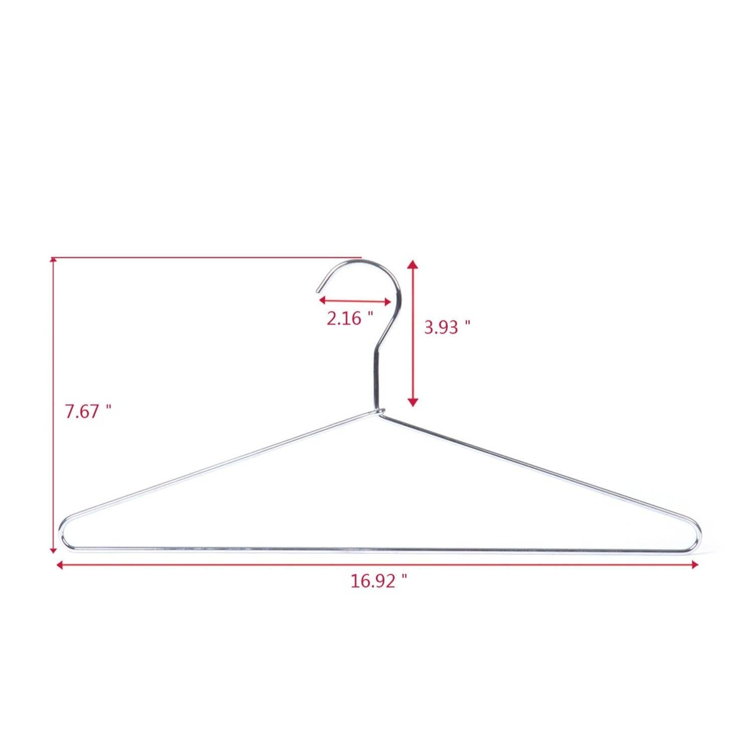 5272 - Heavy Duty Metal Hanger for Suit/Coats 17"-96 Hangers