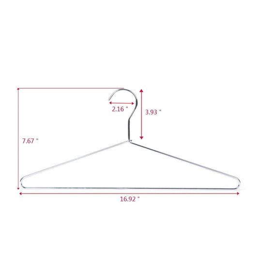5272 - Heavy Duty Metal Hanger for Suit/Coats 17"-96 Hangers