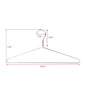 5272 - Heavy Duty Metal Hanger for Suit/Coats 17"-96 Hangers