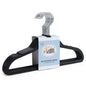 P415-BK – Kids Slim ABS Plastic Shirt Hanger – 13.7" – Black