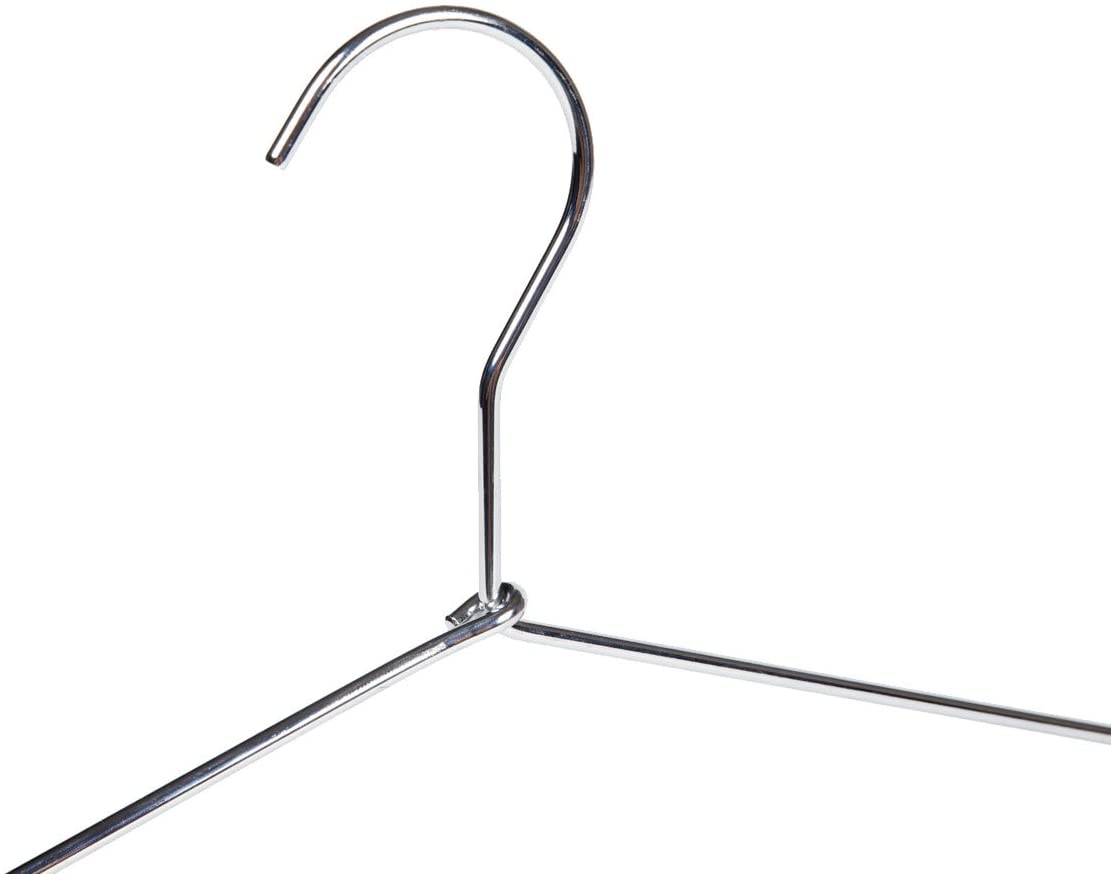 3801 - 17" Heavy Duty Metal Hanger for Suit/Coats, 120Lose