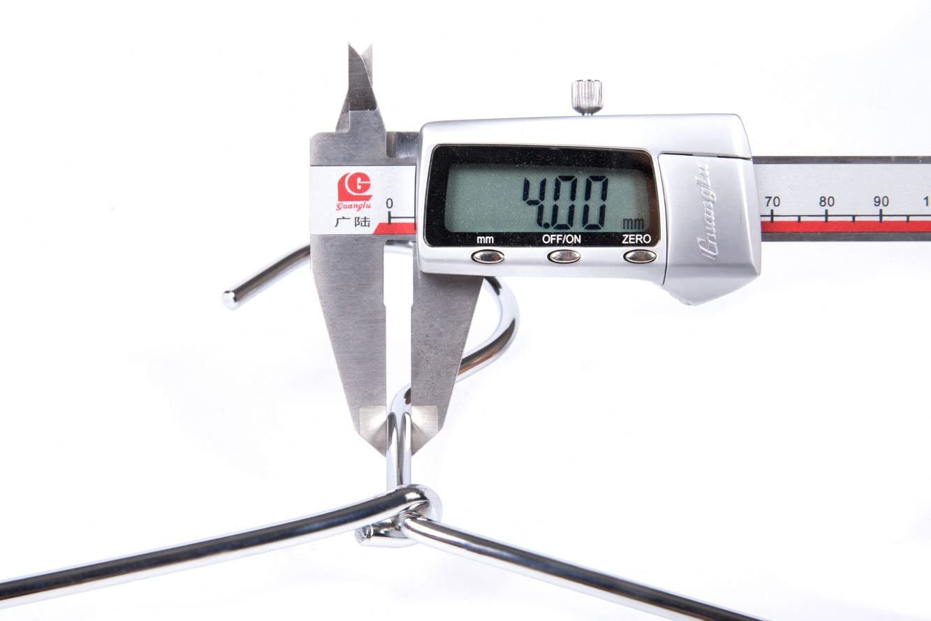 3801 - 17" Heavy Duty Metal Hanger for Suit/Coats, 120Lose