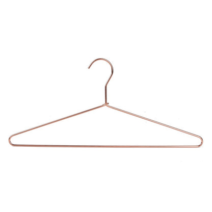 3821 - 17" Heavy Duty Rose Gold Metal Hanger for Suit/Coats, 120 Lose