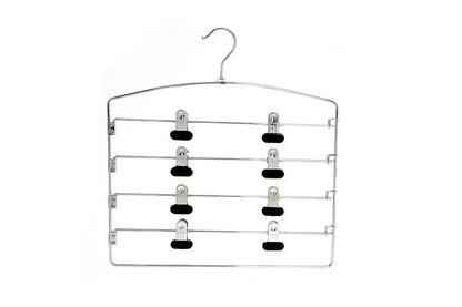 M061 - Heavy Duty 4 Tier Hanger Rack with Clips - 30 pcs