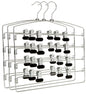 M061 - Heavy Duty 4 Tier Hanger Rack with Clips - 30 pcs