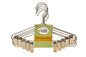 M072 - Gold Hangers Heavy Duty with Clips - 60 Hangers