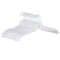 5501 – Crystal Clear Plastic Shirt Hanger – 17" – Clear
