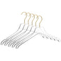 17" Clear Acrylic Hanger for The Bedroom and Coat Closets, for Coats Suits and Shirts - Thickness 0.39" - 100 Hangers