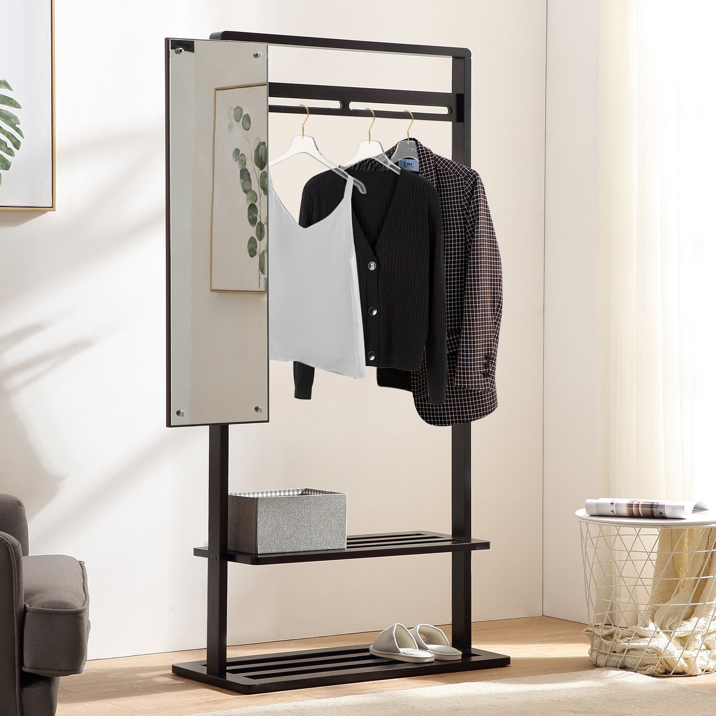 17" Clear Acrylic Hanger for The Bedroom and Coat Closets, for Coats Suits and Shirts - Thickness 0.39" - 90 Hangers