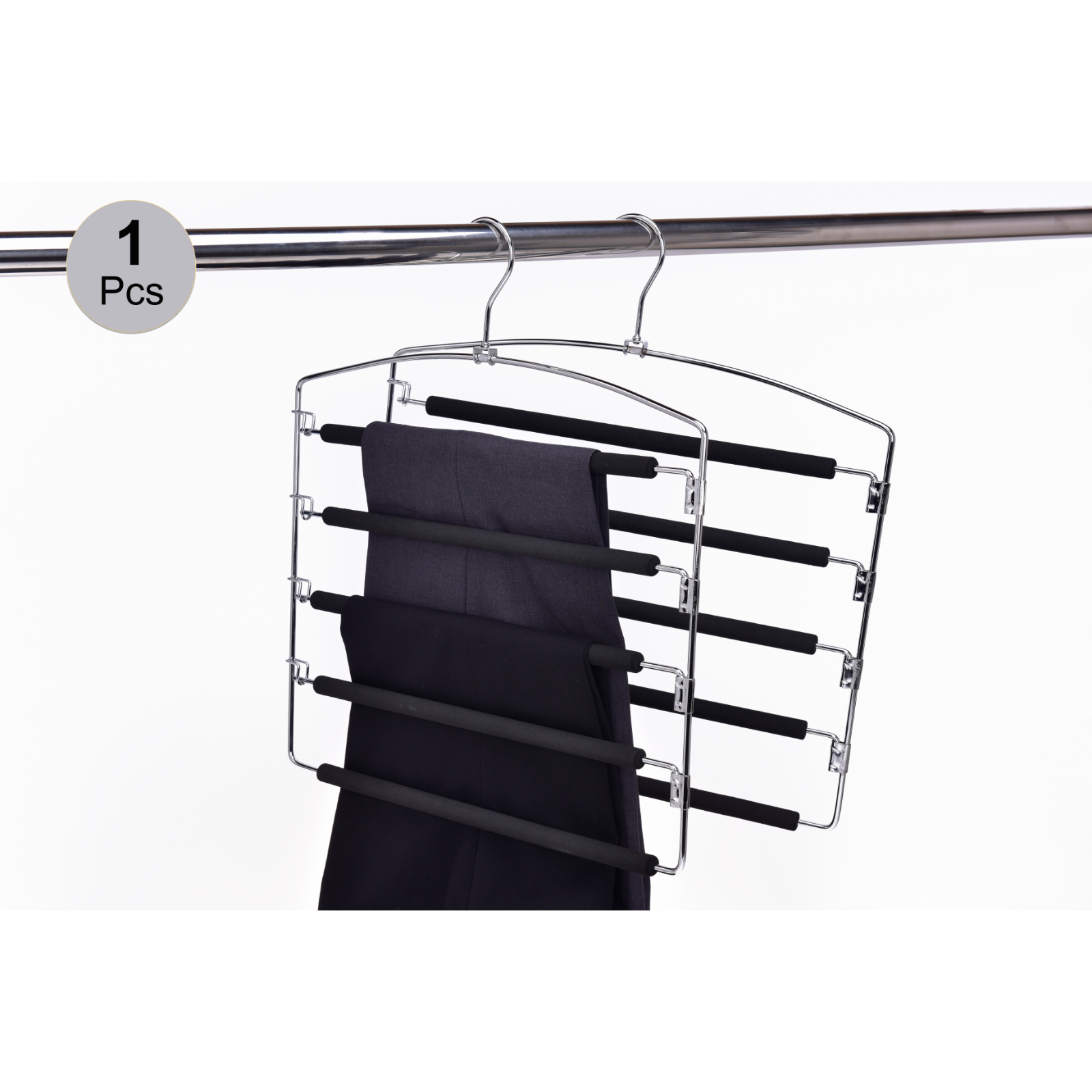 M060 - Heavy Duty 5 Tier Hanger Rack Foam Bars