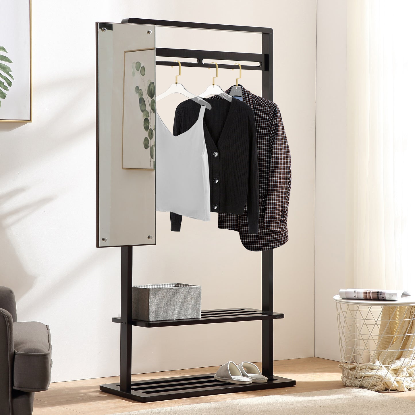AC10 - 17" Clear Acrylic Hanger for The Bedroom and Coat Closets, for Coats Suits and Shirts - Thickness 0.39" - 50 Hangers