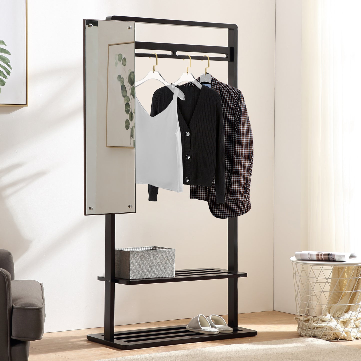 AC40 - 15.5" Acrylic Curved Coat Suit Hanger Wide Hook, 20 Hangers