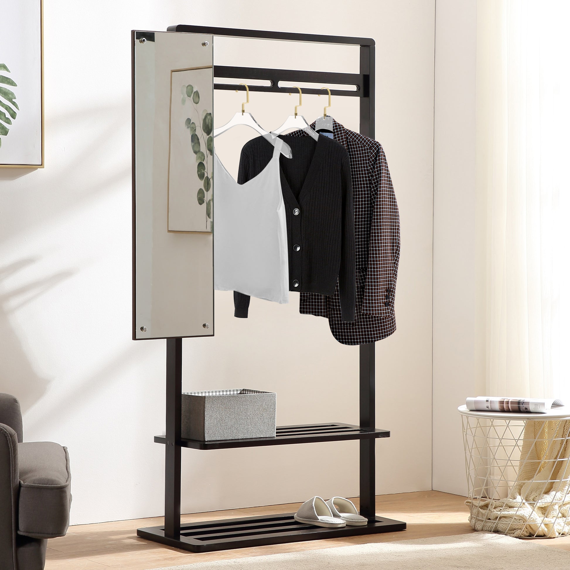 AC40 - 15.5" Acrylic Curved Coat Suit Hanger Wide Hook, 20 Hangers