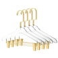 12.5" Clear Acrylic Kids Skirt Hanger for The Bedroom Closets, for Blouse, Skirts, Pants, and Dresses - Thickness 0.39" - 40 Hangers