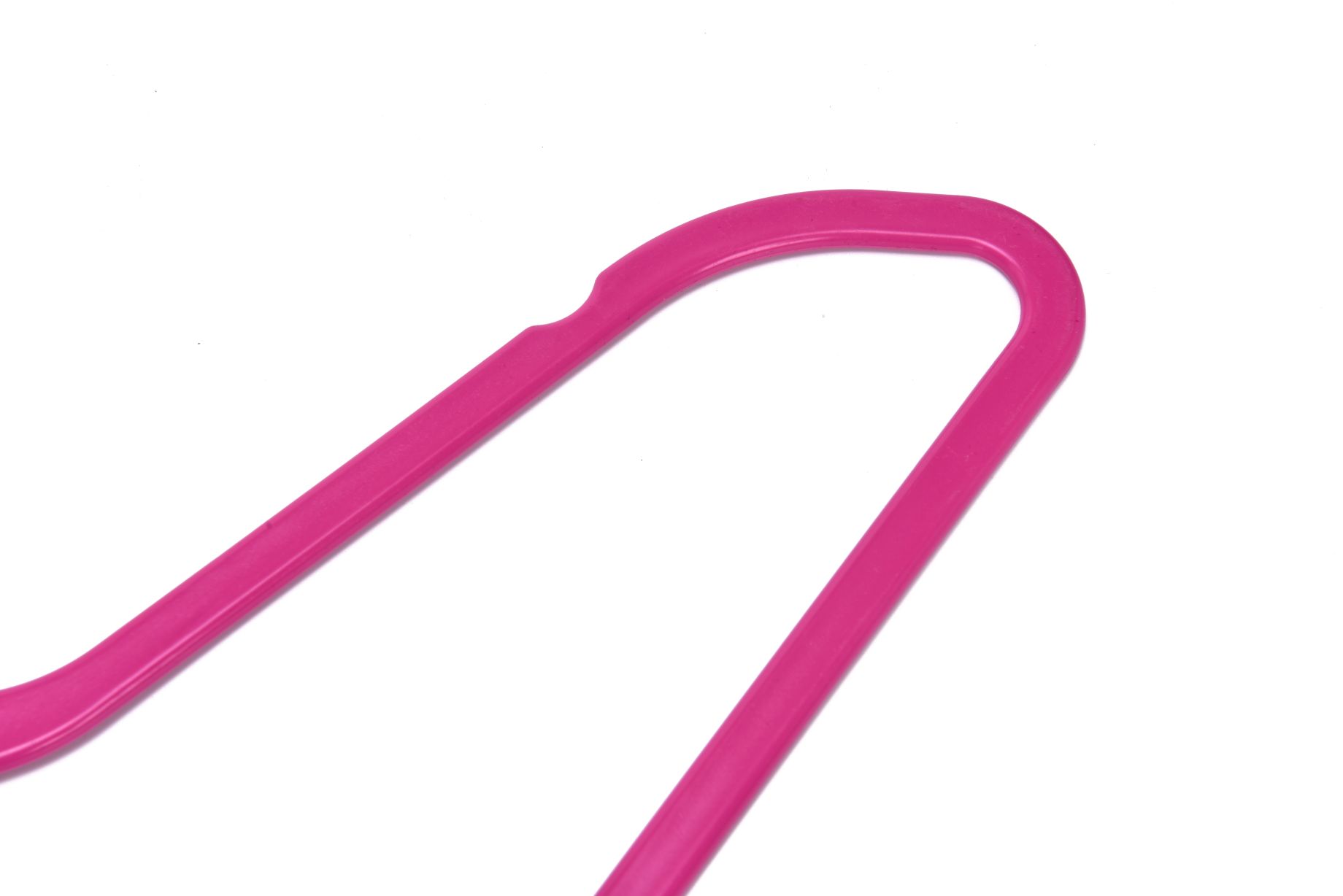 PL024 - Plastic Shirt Hangers Heavy Duty - Pink 200 Hangers