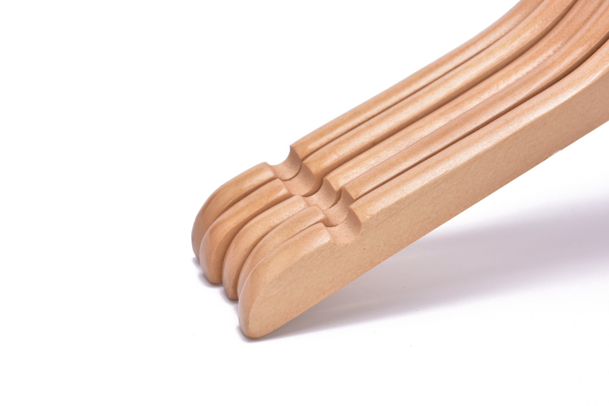 WK20 - 14.5" Kids Wooden Hanger - Natural - 100 Hangers