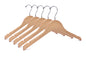 WK20 - 14.5" Kids Wooden Hanger - Natural - 100 Hangers