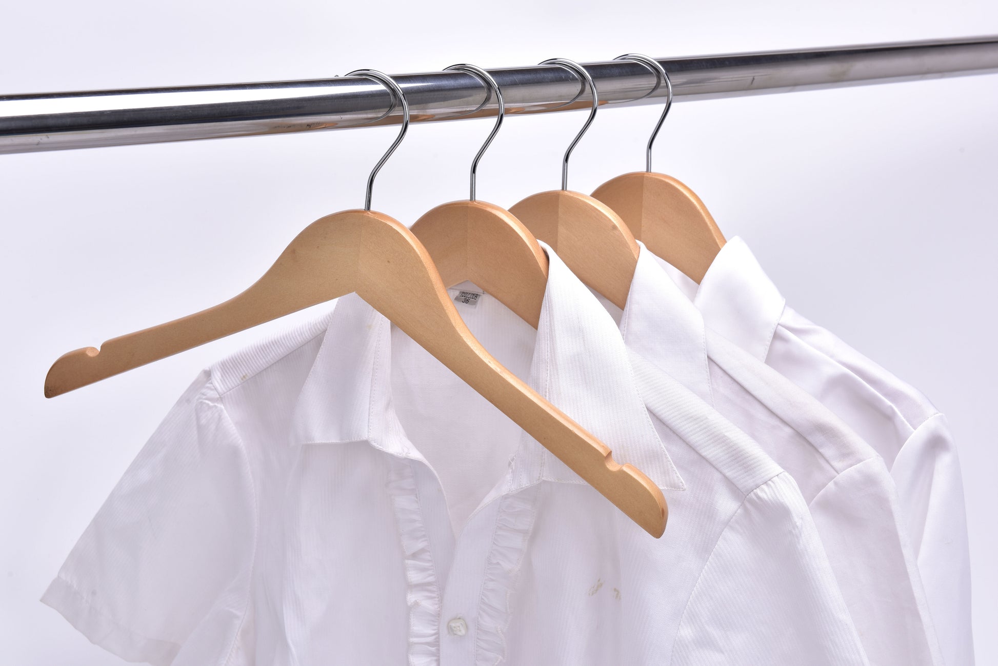 WK20 - 14.5" Kids Wooden Hanger - Natural - 100 Hangers