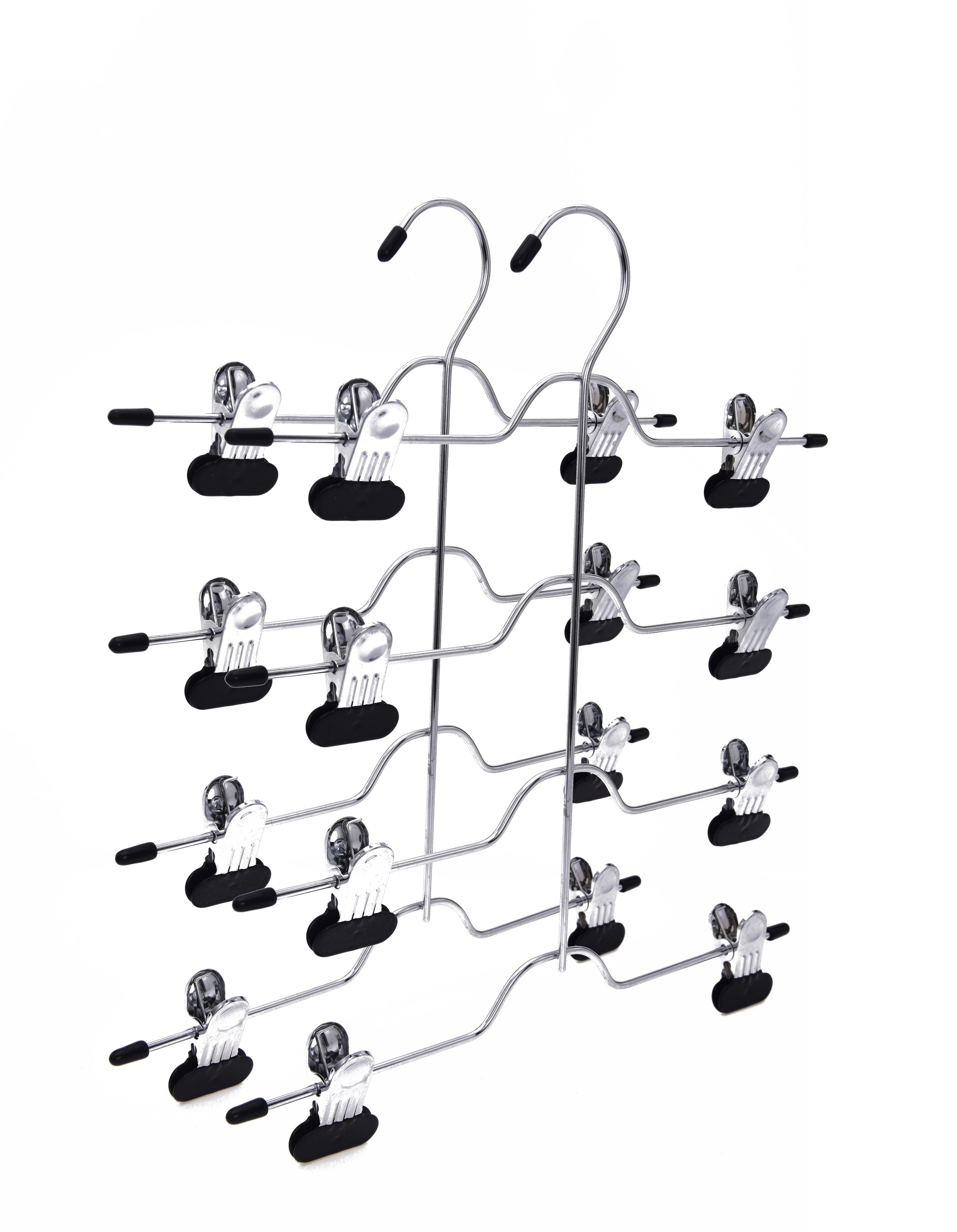 M051 - Heavy Duty 4 Tier Hanger Wide Clips