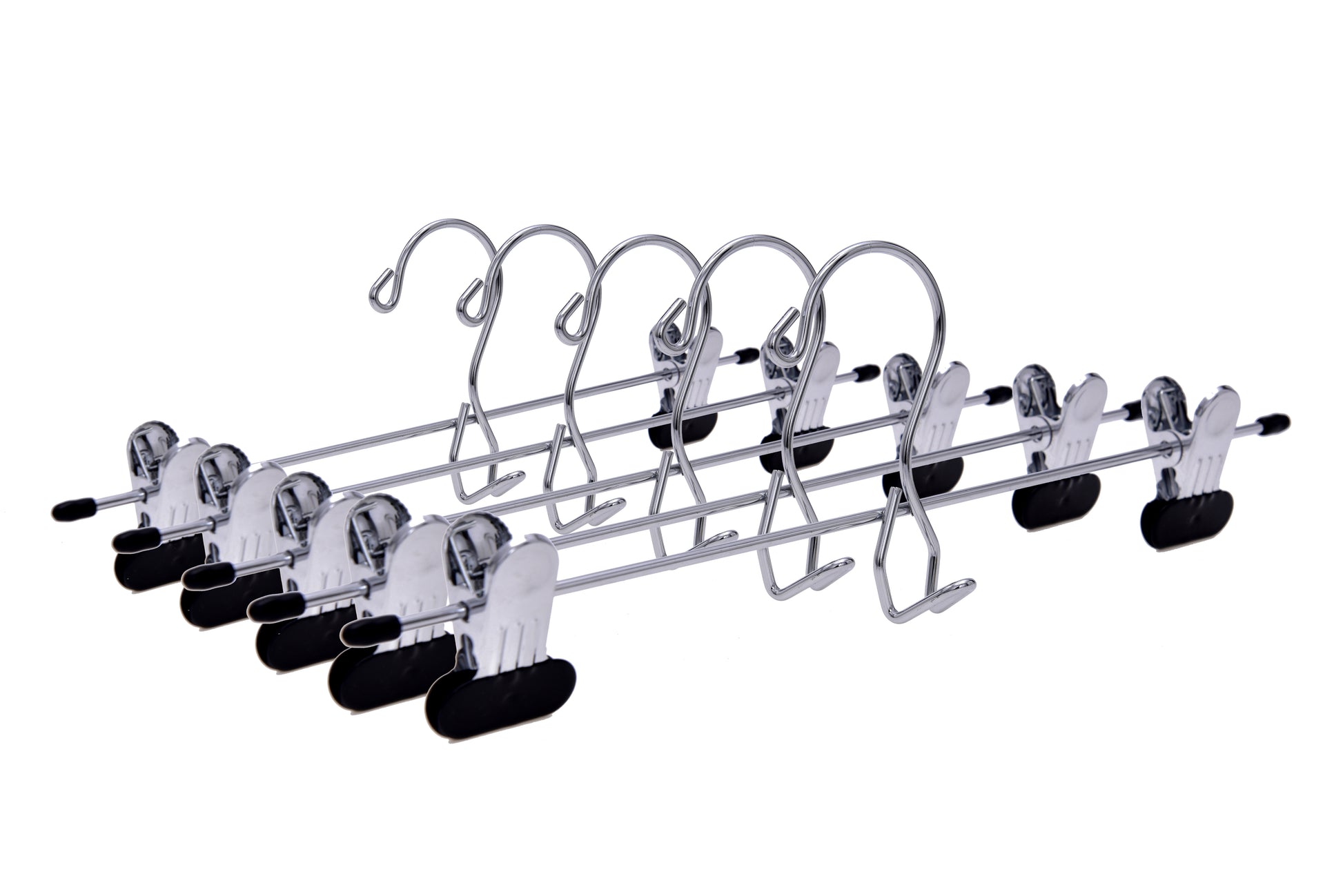 M054 - Heavy Duty Metal Add On Hanger Wide Clips - 72 pcs (Retail Packed)