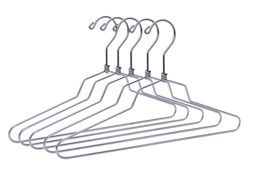 M016 - Metal Suit Hanger, Swivel Hook, 16 inch - 100 Hangers