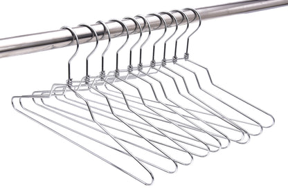 M016 - Metal Suit Hanger, Swivel Hook, 16 inch - 120 Hangers 