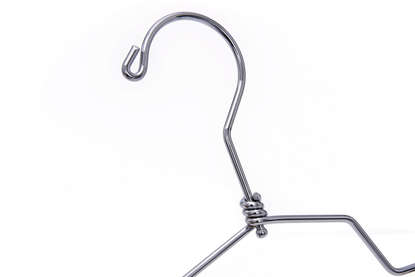 M058-10 - Heavy Duty Metal Hanger + Clips Swivel Hook - 100 Pcs