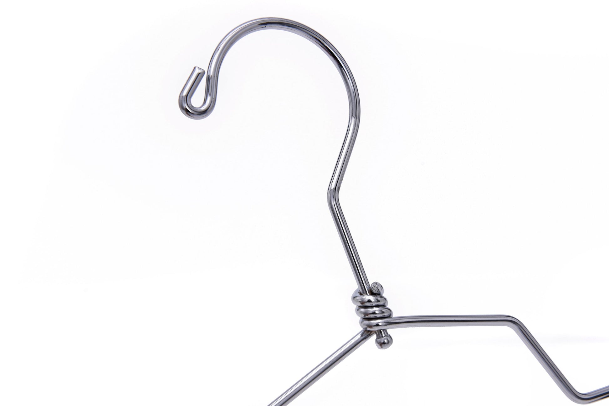 M058-10 - Heavy Duty Metal Hanger + Clips Swivel Hook - 100 Pcs