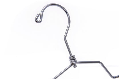 M058-10 - Heavy Duty Metal Hanger + Clips Swivel Hook - 100 Pcs