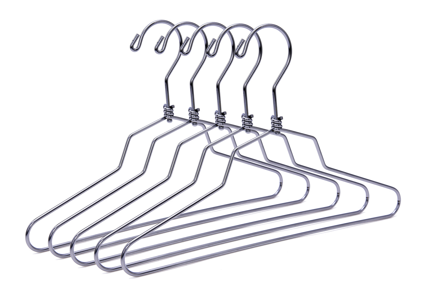 M015 - Metal Suit Hangers, Swivel Hook, 12 inch - 100
