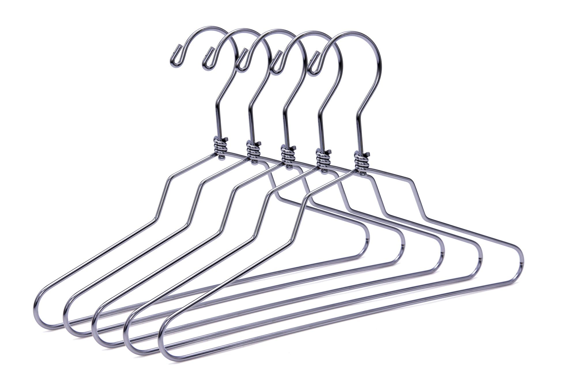 M015 - Metal Suit Hangers, Swivel Hook, 12 inch - 100