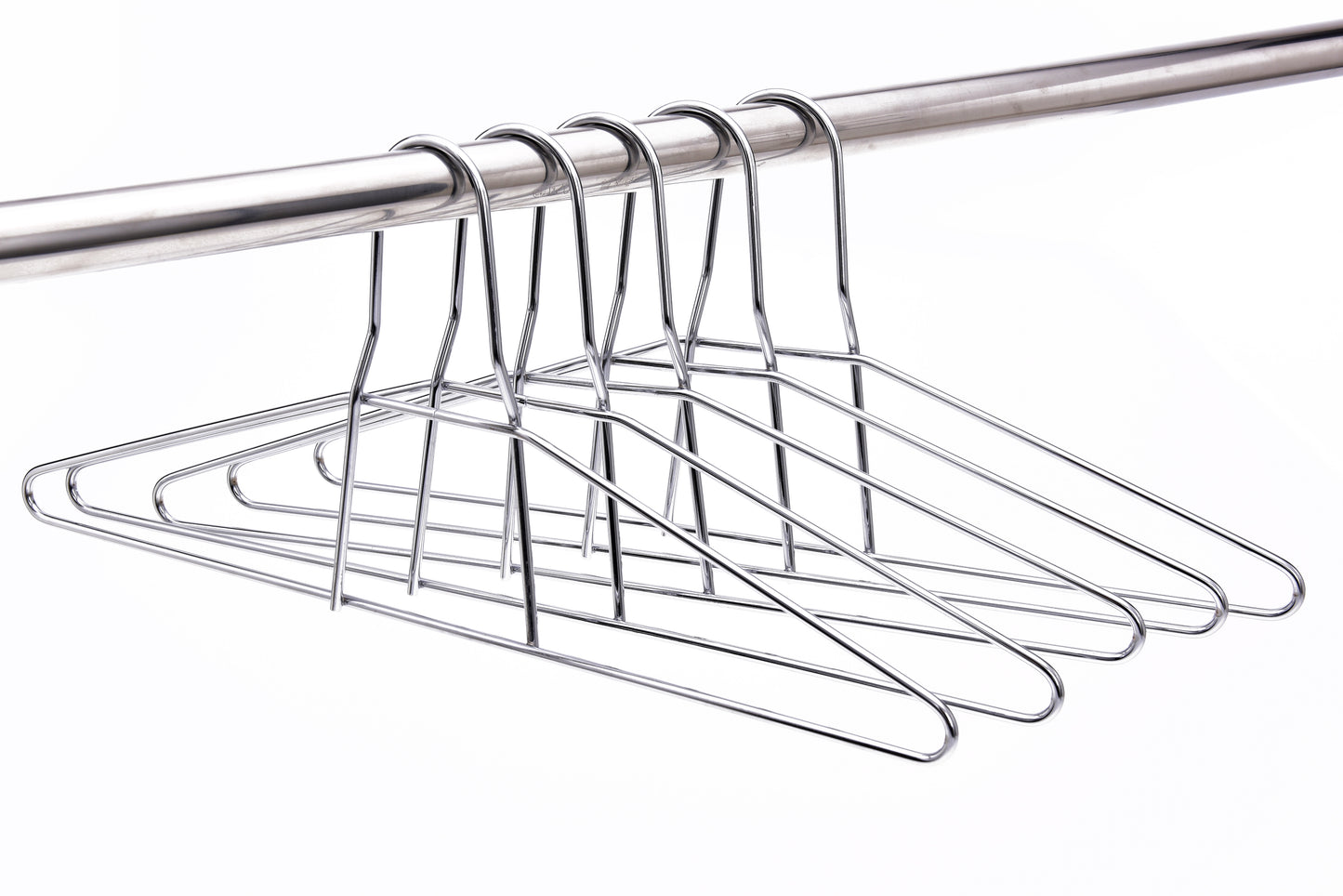 M018 - Heavy Duty Anti Theft Metal Hangers - 60 Hangers
