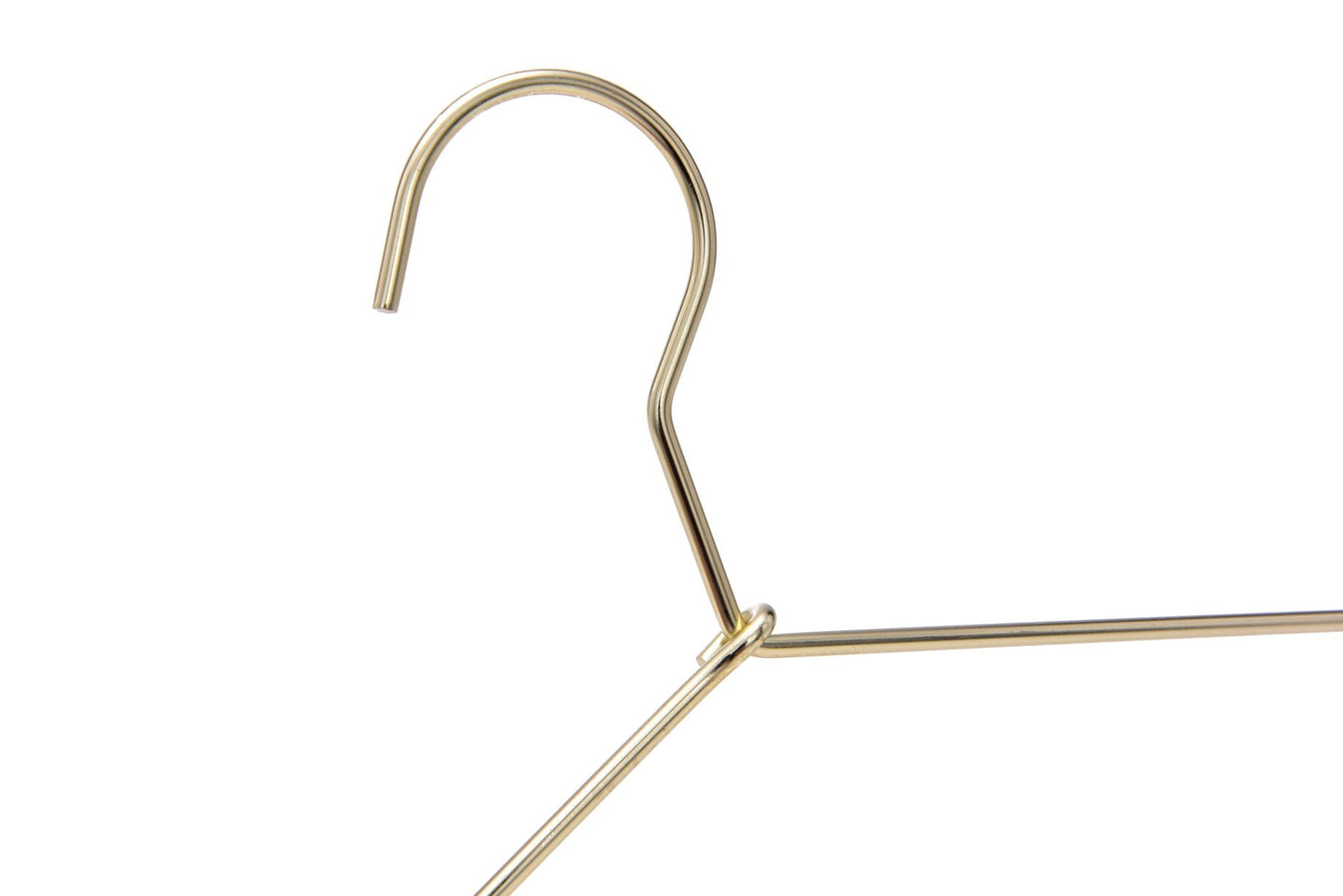 M021 - Metal 14"Petite Hanger with Gold/Brass Finish 100pcs