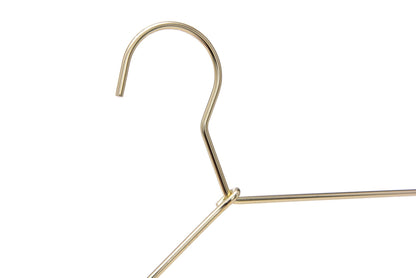 M021 - Metal 14"Petite Hanger with Gold/Brass Finish 100pcs