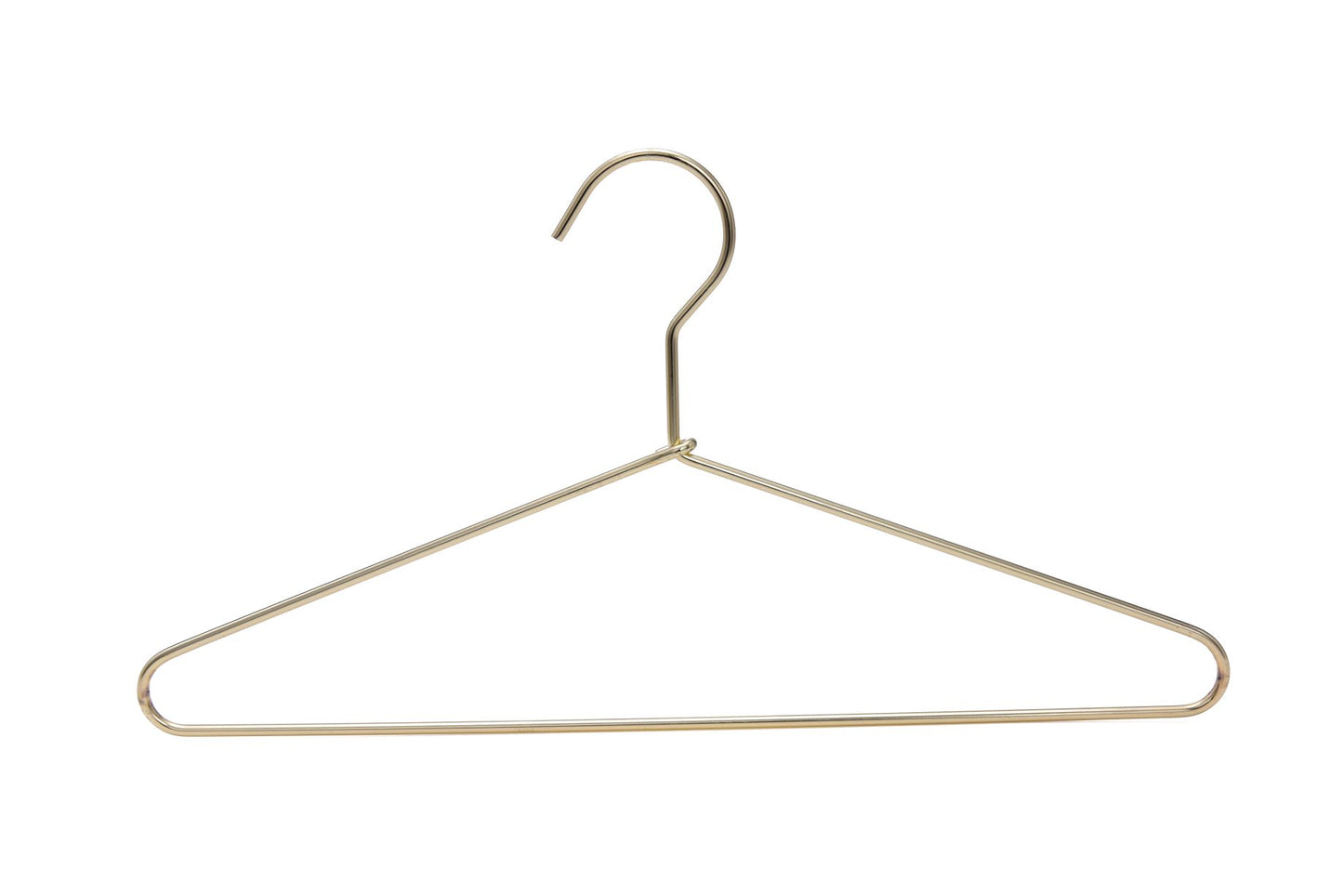 M021 - Metal 14"Petite Hanger with Gold/Brass Finish 100pcs