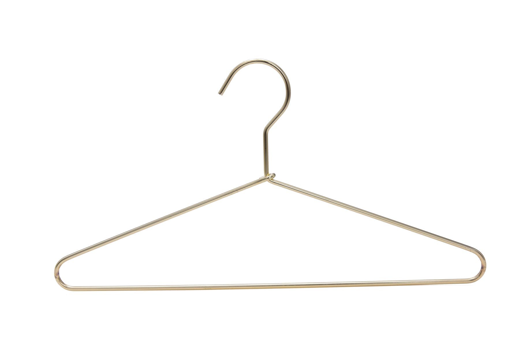 M021 - Metal 14"Petite Hanger with Gold/Brass Finish 100pcs