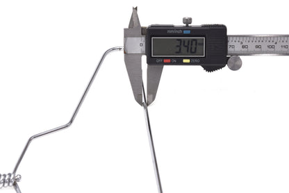 M056  - Metal Hanger 14" with Clips Swivel Hook Teen