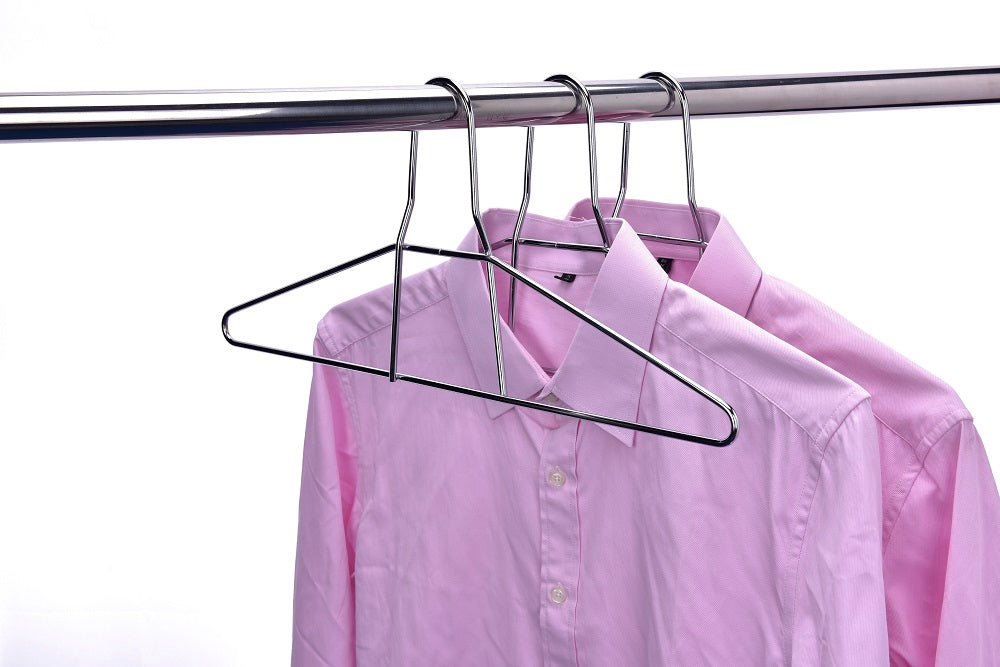 M018 - Heavy Duty Anti Theft Metal Hangers - 30pcs