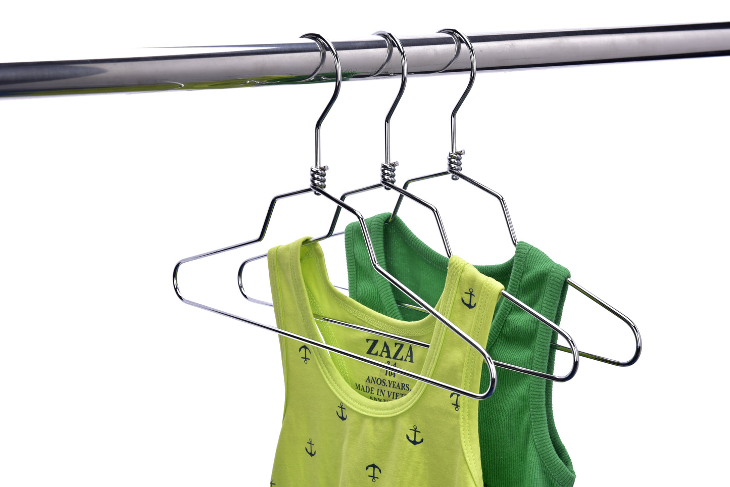 M016 - Metal Suit Hanger, Swivel Hook, 16 inch - 120 Hangers 