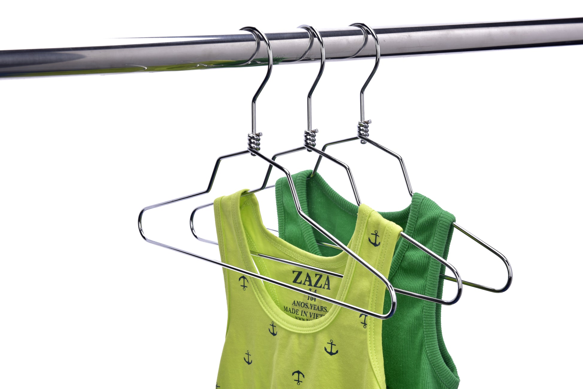 M016 - Metal Suit Hanger, Swivel Hook, 16 inch - 120 Hangers 