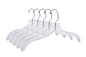 P020 - Crystal Plastic Shirt Hanger - 100 Hangers
