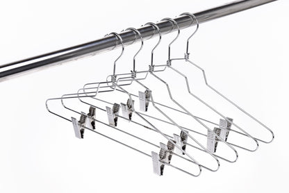 M055-10 - Metal Hanger 16" with Clips Swivel Hook 100 pcs.