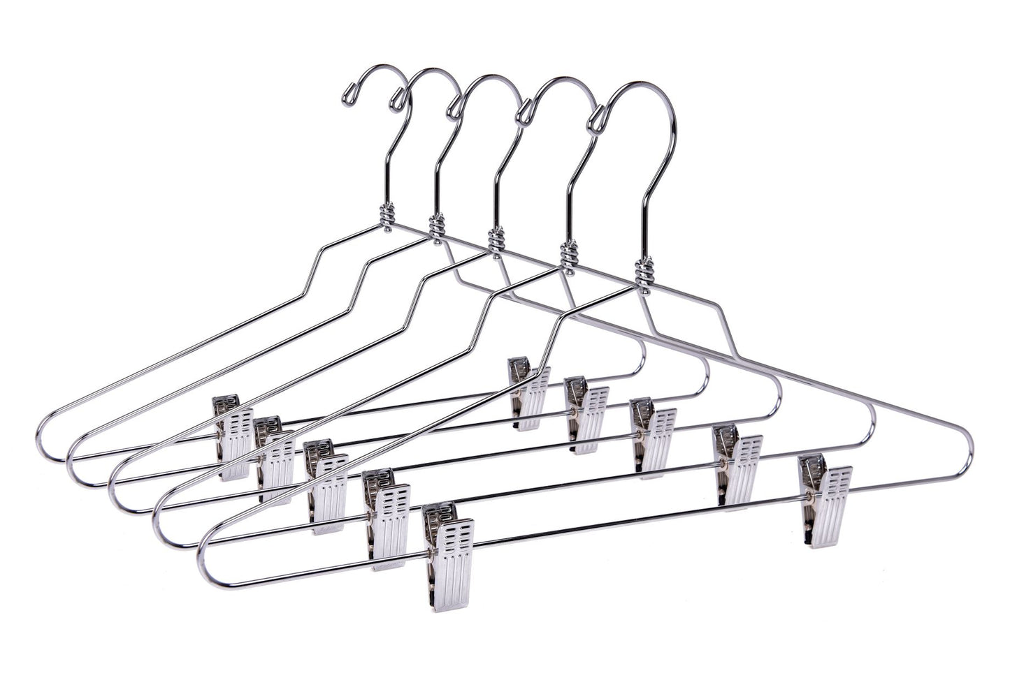 M055-10 - Metal Hanger 16" with Clips Swivel Hook 100 pcs.