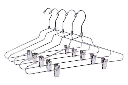 M055-10 - Metal Hanger 16" with Clips Swivel Hook 100 pcs.