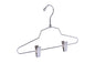 M057 - 12" Metal Hanger with Clips Swivel Hook Kids - 60 Pcs