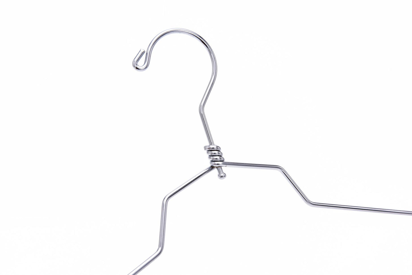 M013 - Metal Suit Hanger, Swivel Hook, 17 inch - 100 Hangers