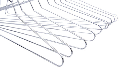 M013 - Metal Suit Hanger, Swivel Hook, 17 inch - 100 Hangers