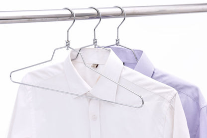 M013 - Metal Suit Hanger, Swivel Hook, 17 inch - 100 Hangers