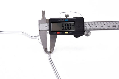 AL10 - 16.5" Silver Aluminum Hangers for Coats Suits and Shirts - 100 Hangers