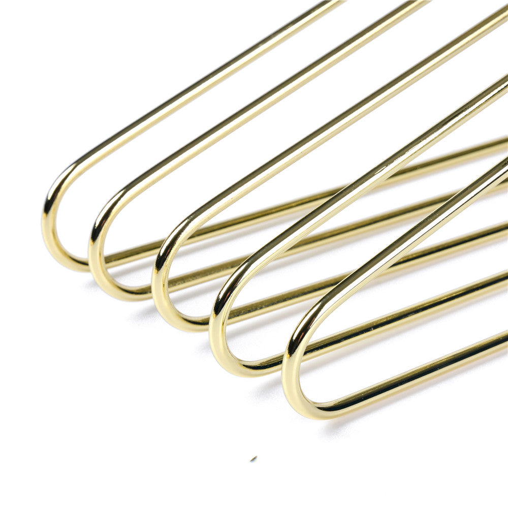 5321 - Gold Metal 17" Super Heavy Duty Hanger - 100 Hangers